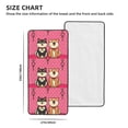 thumbnail image 2 of Premium Bath Towel Cartoon Dog Face - Quick Drying - Coral Velvet Highly Absorbent Bath Towel Bathroom Beach Gym Hotel Salon Spa Sport Yoga Towel (27x55in), 2 of 6