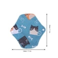 thumbnail image 4 of Women Sanitary Pad Washable Menstrual Pads Bamboo Charcoal Leakproof Hygienic NapkinN38, 4 of 4