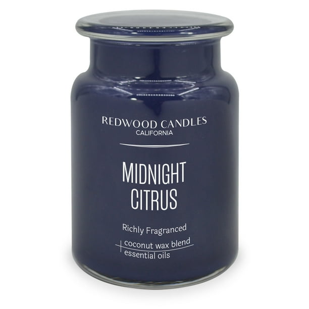 Red Leaf Home, Midnight Citrus 24oz Candle Jar
