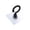 Black, variant on Puntoco 1PCS Ceiling Rotating Self Adhesive Hook Heavy Duty Wall Hanger for Kitchen Bathroom Key Coat Hat and Door Rear Storage -3.54*3.35*2.95 in
