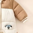 thumbnail image 7 of 12-18 Months Toddler Baby Boys Girls Snowsuits Hooded Romper Zipper Onsie Jumpsuit Outwear Jackets Little Kids Winter Clothes, 7 of 7