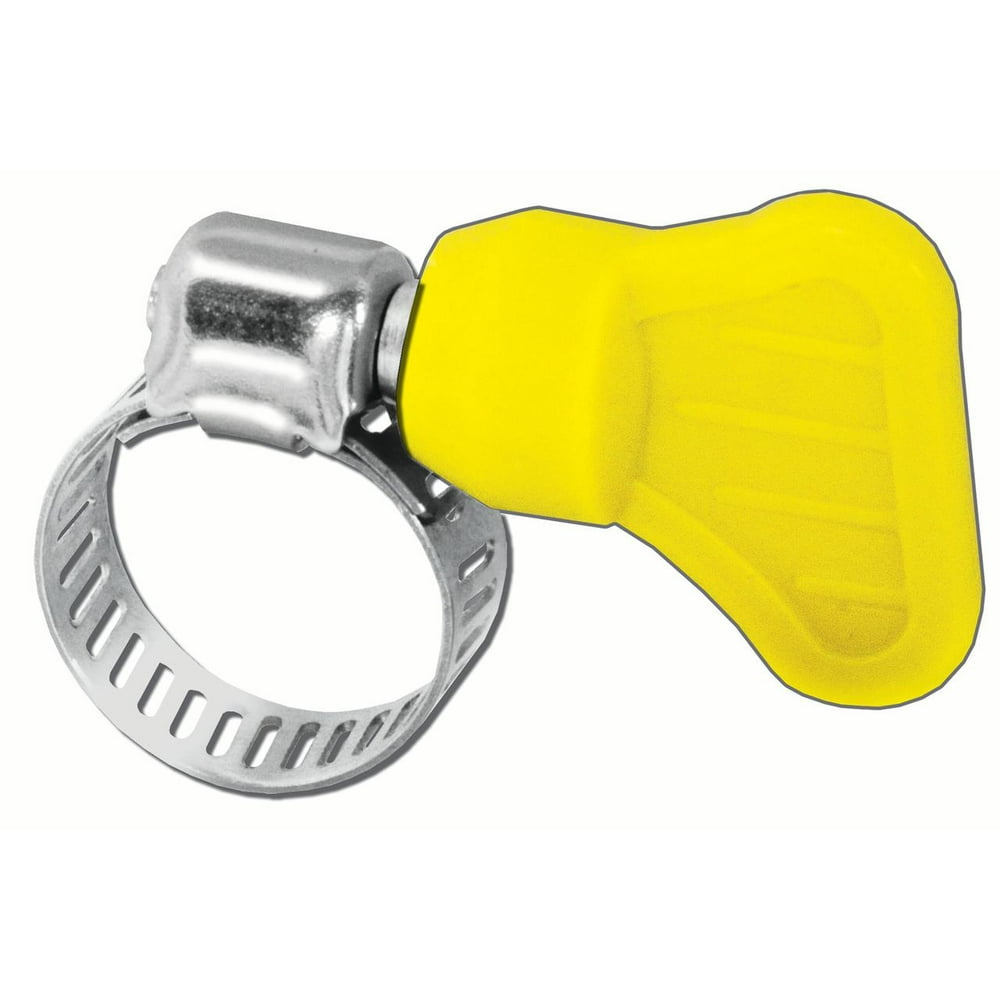 SAE Size 6 Range 7/16-Inch-11/16-Inch Mini Key All Stainless Hose Clamp