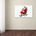 thumbnail image 3 of Trademark Fine Art 'Santa-soaks feet-10067psd' Canvas Art by Ed Wheeler, 3 of 3