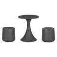 thumbnail image 2 of South Shore Dalya Table and Stools Bistro Set, in Dark Gray, 2 of 12