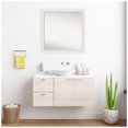 thumbnail image 6 of Amanti Art Custom Wall and Bathroom Mirror (30.25 x 30.25 in.), Blanco White Frame, 6 of 6