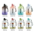 thumbnail image 3 of Bouteille d'Eau D\'entraînement Physique Portable Ronde 2,2 L/ Demi-Gallon Grande Capacité Gobelet d'Eau pour Sports de Plein Air Gym Randonnée, 3 of 9