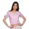 thumbnail image 3 of Moomaya Ethnic Dress For Women Printed Long Skirt And Cold Shoulder Crop Top Set, 3 of 6
