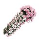 thumbnail image 4 of Guirnalda de flores artificiales para colgar en la pared, simulación floral, vid, oficina en casa, flor falsa, ratán, rosa sidaley HA8140-02B, 4 of 6