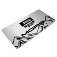 thumbnail image 3 of Jeep Wrangler Moab Rock Mountain Graphic Brush Special Aluminum Metal License Plate, 3 of 6