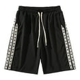 XFLWAM Mens Elastic Waist Drawstring Workout Gym Joggers Shorts Summer