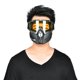 thumbnail image 4 of Máscara facial de carreras con lentes amarillas para aventuras al aire libre, gafas para casco de motocicleta resistentes al viento y a la niebla, 4 of 8