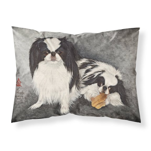 Carolines Treasures MH1050PILLOWCASE Japanese Chin Impress Fabric Standard Pillowcase Standard multicolor