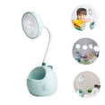 thumbnail image 3 of WHAMVOX 1Set Portable Table Lamp Eye Care with Button Switch Plastic Sky-blue Back to School, 3 of 8
