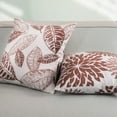 thumbnail image 4 of Phantoscope New Living Series Double-sided Design Decorative Throw Pillow, 18" x 18", Caramel, 4 Pack, 4 of 7