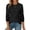 Black, variant on Zeagoo Fall Sweaters for Women Crewneck Long Sleeve Crochet Texture Pullover Sweater Tops