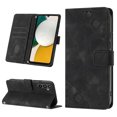 thumbnail image 1 of Compatible with Samsung Galaxy A34 5G Classic Embossed PU Leather Case with Card Holder Shockproof Cover, 1 of 5