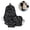 Black, variant on 3Pcs Backpack For School Large Capacity Aesthetic School Backpack with Crossbody Bag & Pouch Water Resistant Casual Daypack for College Travel Daily Use