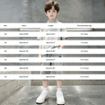 thumbnail image 4 of UACY Jean Shorts for Boys Baggy Embroidery Elastic Waist Fashion Cargo Jeans Straight Leg Loose Fit Outdoor Casual Jorts (Blue, 13-14 Years), 4 of 9