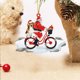 thumbnail image 4 of Santa Claus Christmas Pendant Acrylic Puppy Doll Bicycle Christmas Tree Hanging Suit, 4 of 6