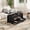 Black 1, variant on 47.2 Inch Lift Top Coffee Table, Adjustable Height Wooden Center Table with 2 Drawers, Hidden Compartment and Open Shelf for Living Room Home Office