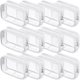thumbnail image 1 of Bolsas de maquillaje Weewooday de PVC transparente con cierre (12 piezas), 1 of 7