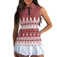 thumbnail image 3 of Whosucclay Christmas Golf Shirts for Ladies, Elastic Breathable Sleeveless Golf Shirts for Women for Tennis Athletic XS - 2XL, 3 of 7