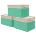 thumbnail image 5 of Twill Storage Baskt Set - 3 Pack, Pink, 5 of 5