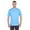 Columbia Blue, variant on UltraClub 8620 Men's Cool & Dry Basic Performance T-Shirt