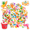 1A, variant on 35pcs-50pcs Tropical Stickers Summer Beach Stickers Vacation Fruit Stickers for Laptops Suitcases Notebooks