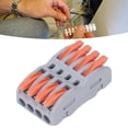 thumbnail image 3 of Conector de terminal de bloque de cables conector de conductor de cable tipo empalme de 20 piezas aislado para fuente de alimentación del motor de iluminación para cable duro, 3 of 8
