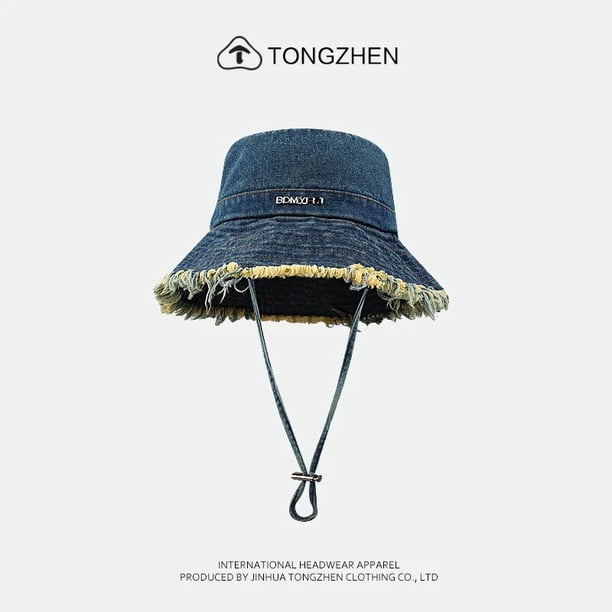 Sombrero de pescador de vaquero japonés para mujer, protector solar para vacaciones, sombrilla, montañismo al aire libre, aventura, Verano