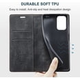 thumbnail image 4 of KONEE Case Compatible with Samsung Galaxy A52 5G/ A52 4G/ A52s 5G PU Leather Wallet with Card Slots Retro Luxury Shockproof Protective Case Cover for Samsung Galaxy A52 5G/ A52 4G/ A52s - Black, 4 of 8
