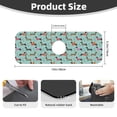thumbnail image 2 of Kdxio Christmas Dachshund Pattern Non-Slip Diatom Mud Faucet Drain Pad,Self Absorbent Mat for Kitchen Sink for Variety Kitchen & Bathroom Countertops, 2 of 7