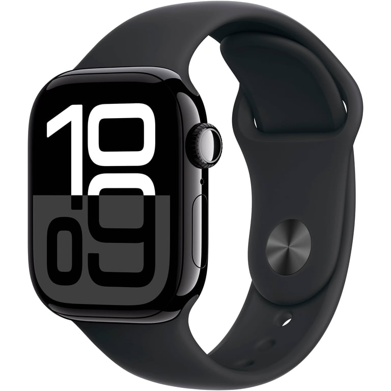 AppleWatch10 GPS 42mmジェットブラック 10（GPSモデル）- Series Watch Apple APPLE S/M ジェットブラックアルミニウム 42mm 時計