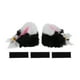 thumbnail image 1 of Accesorios para Casco de Motocicleta Decoración Orejas de Gato con Colores Gradientes y Campanas para Cascos de Motocicleta Bicicleta Esquí Blanco Negro Peluche Stickers 1Set, 1 of 6