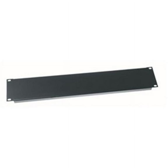 Products EB2 Blank Panel, 2 Rack Unit Steel, Flanged