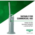 thumbnail image 7 of Unger Commercial Toilet Brush and Holder Set - Ergo Toilet Bowl Brush Set Plus Replacement Head - BBWHR : Home & Kitchen, 7 of 7