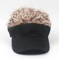 thumbnail image 4 of Casquette de Baseball de Pare-Soleil Réglable avec des Poils à Pointes Perruque Chapeau de Baseball de Pare-Soleil avec Perruques à Pointes, 4 of 5