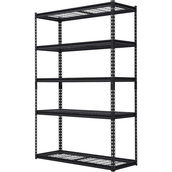 5-Tier 2500LB Heavy Duty Adjustable Metal Garage Storage Shelving