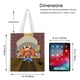 thumbnail image 5 of Yosemite Sam Bolso de tela con estampado de lienzo para mujer, bolsa de compras reutilizable y estética, con cremallera interior, regalo para mujer,38*45cm., 5 of 6