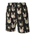 thumbnail image 4 of Logiee Flowe Rooster Print Mens Swim Trunks Quick Dry Board Shorts,Breathable Hawaii Beach Shorts Swimwear Bathing Suits-XX-Large, 4 of 6