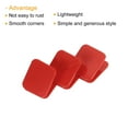 thumbnail image 4 of Uxcell Paper and Bag Clips,10Pack Square Bag Sealers Clamps Snacks Bag Clips,Red, 4 of 5