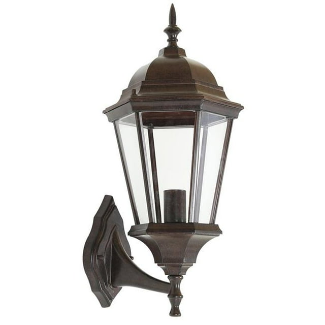 Luxen Home Aged Copper Finish Metal Outdoor Wall Sconce Light