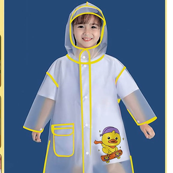 Kids Rain Coat,Rain Coat Toddler Boy,2t Rain Jacket Toddler Kids Raincoat Boys Girls Rain Jacket Waterproof Rain Poncho Reusable Outwear Rainwear Rain Suit #05