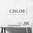 thumbnail image 2 of ARTCANVAS CHLOE Girls Name Room Decor Canvas Art Print - Size: 36" x 12" (0.75" Deep), 2 of 9