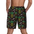 thumbnail image 4 of Haiem Pineapples Mens Swim Trunks with Compression Liner 2 in 1 Swimming Shorts Stretch Swimwear Quick Dry,Board Shorts-Small, 4 of 9
