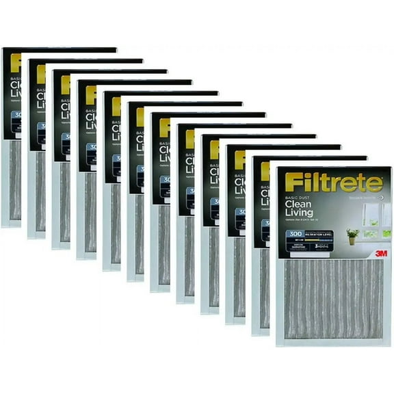 Basic Dust & Lint Reduction Pleated Air Filter, 3 Months, 14x24x1-In.