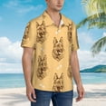 thumbnail image 5 of Goofa German Shepherd Dog Hawaiian Shirt for Men, Unisex Summer Beach Casual Short Sleeve Button Down Shirts,Aloha Tropical Floral print shirt-XX-Large, 5 of 9