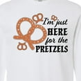 thumbnail image 4 of Inktastic I'm Just Here for the Pretzels Oktoberfest Long Sleeve T-Shirt, 4 of 5
