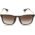 thumbnail image 6 of Ray-Ban Chris 0RB4187F Sunglasses - Size - 54 (Brown Gradient), 6 of 8